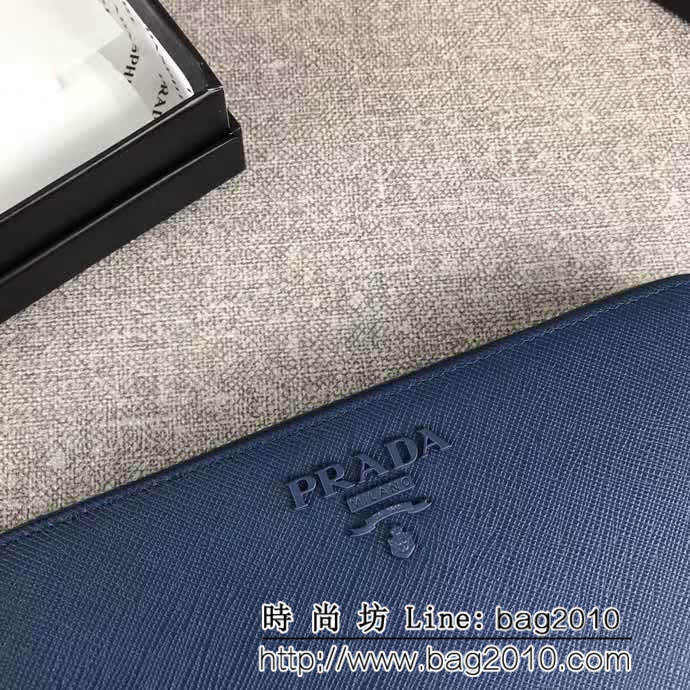 PRADA普拉達 官網同步 簡單時尚 專櫃新款 單拉鏈錢包 1ML506 DD1012
